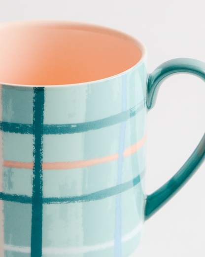 Plaid & Pour Sage Mug