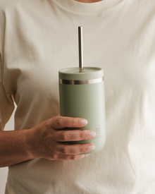 T2 X Qwetch Matcha To Go Flask Green