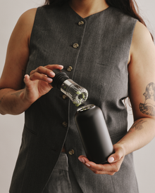 T2 Stainless Steel Matcha Flask Black