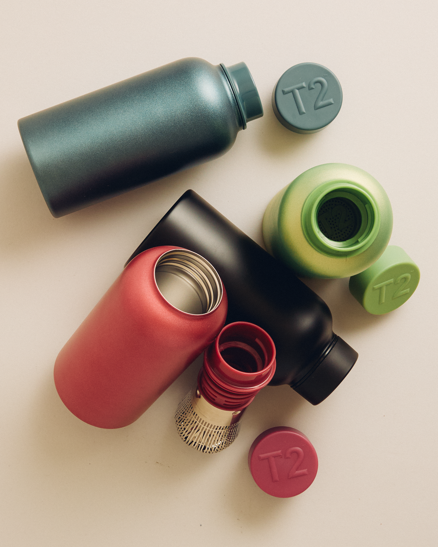 T2 Stainless Steel Matcha Flask Blue