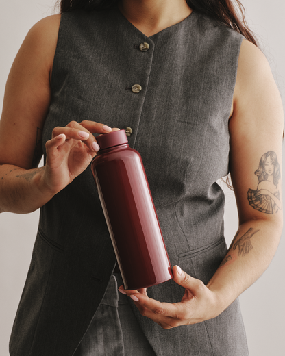 T2 Stainless Steel Flask Burgundy