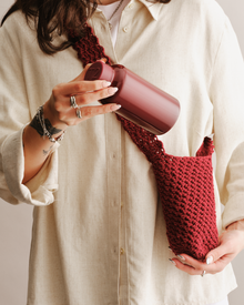 T2 Stainless Steel Matcha Flask Burgundy