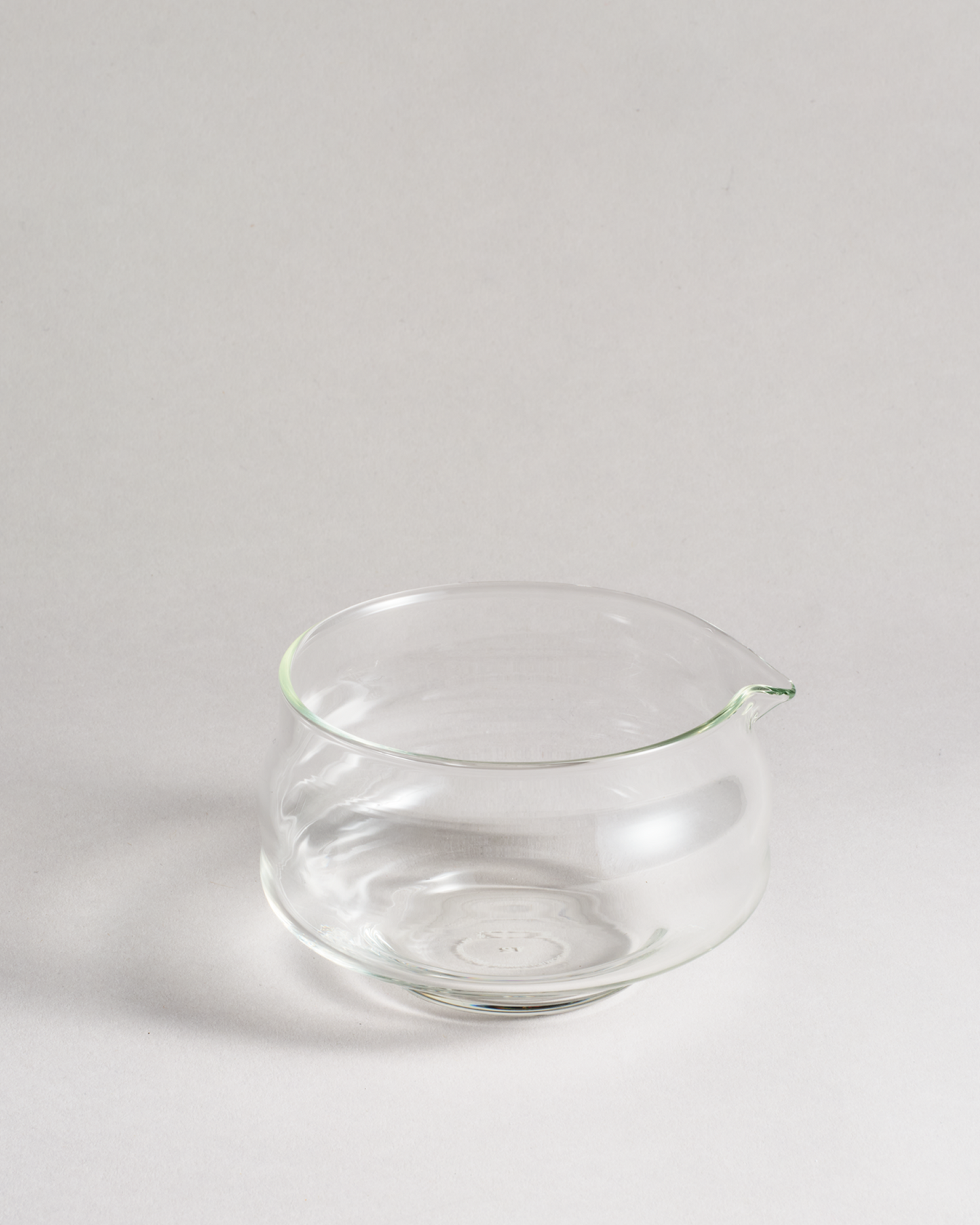 Contour Glass Chawan Matcha Bowl