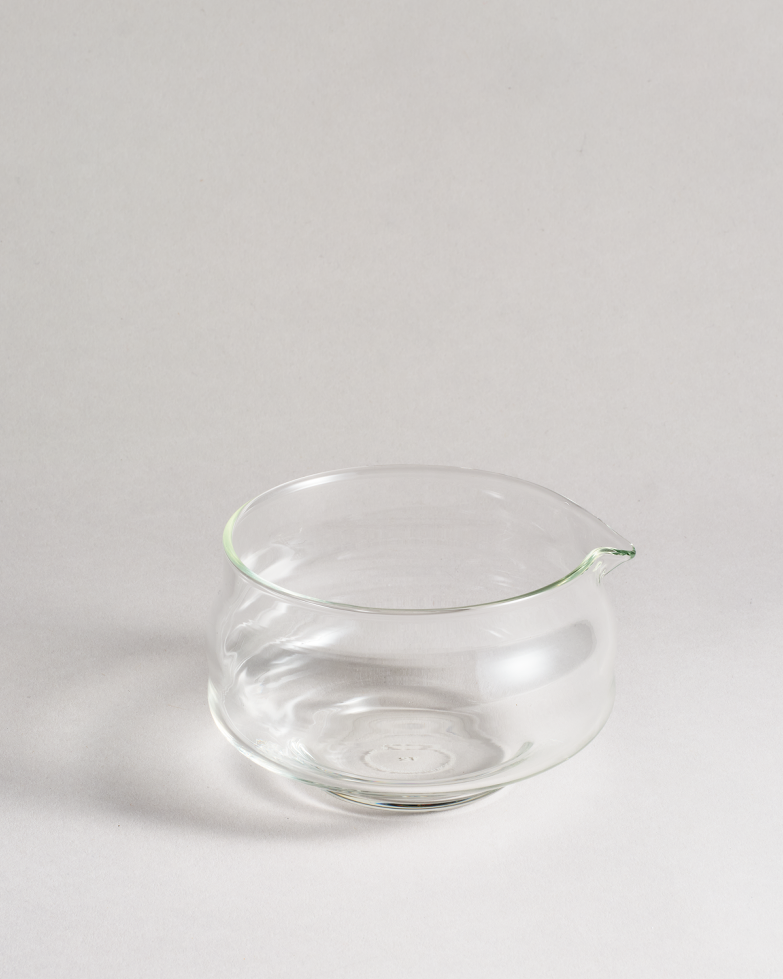 Contour Glass Chawan Matcha Bowl