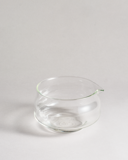 Contour Glass Chawan Matcha Bowl