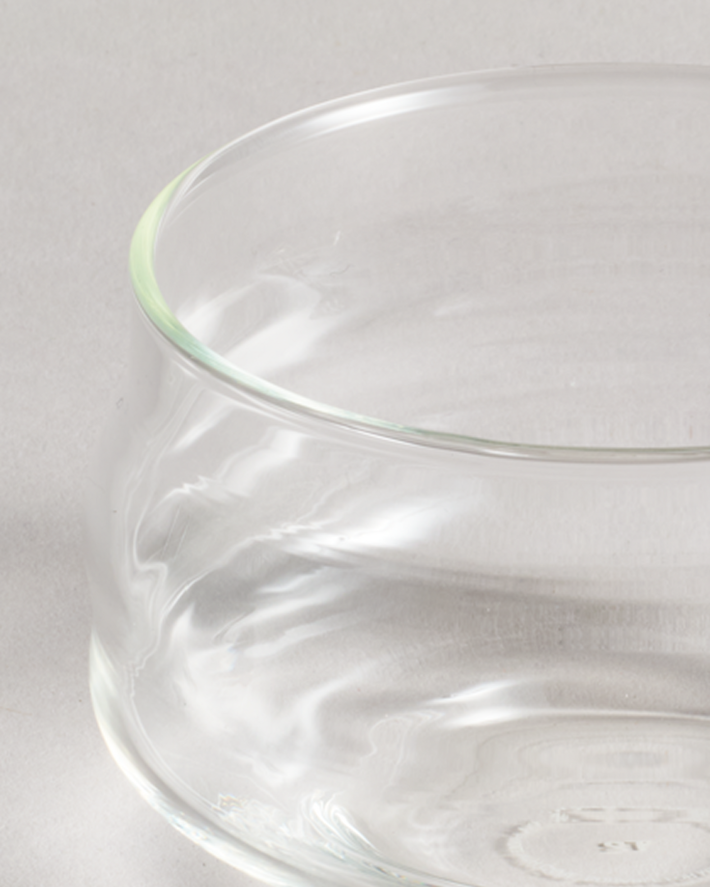 Contour Glass Chawan Matcha Bowl