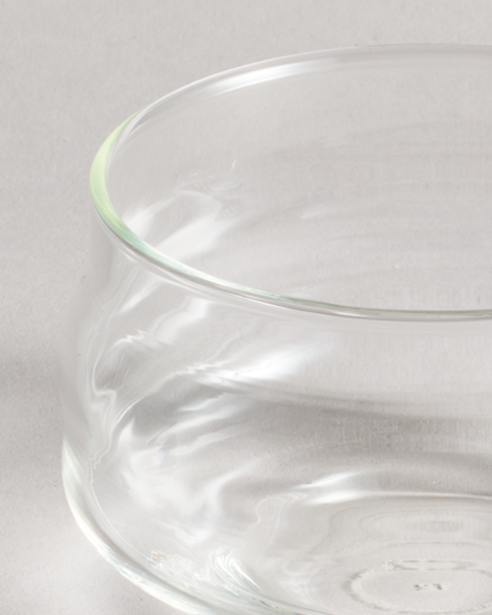 Contour Glass Chawan Matcha Bowl
