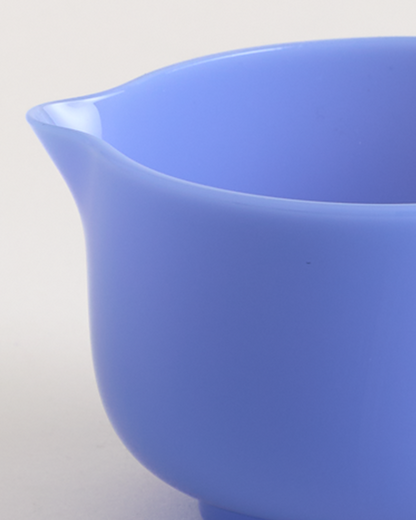 Milk Glass Matcha Bowl Sky