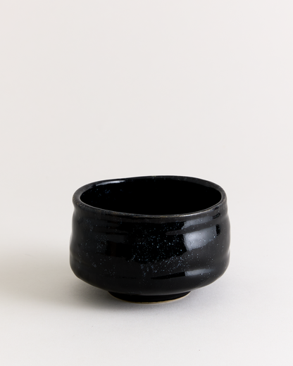 Glazed & Amazed Chawan Matcha Bowl - Black