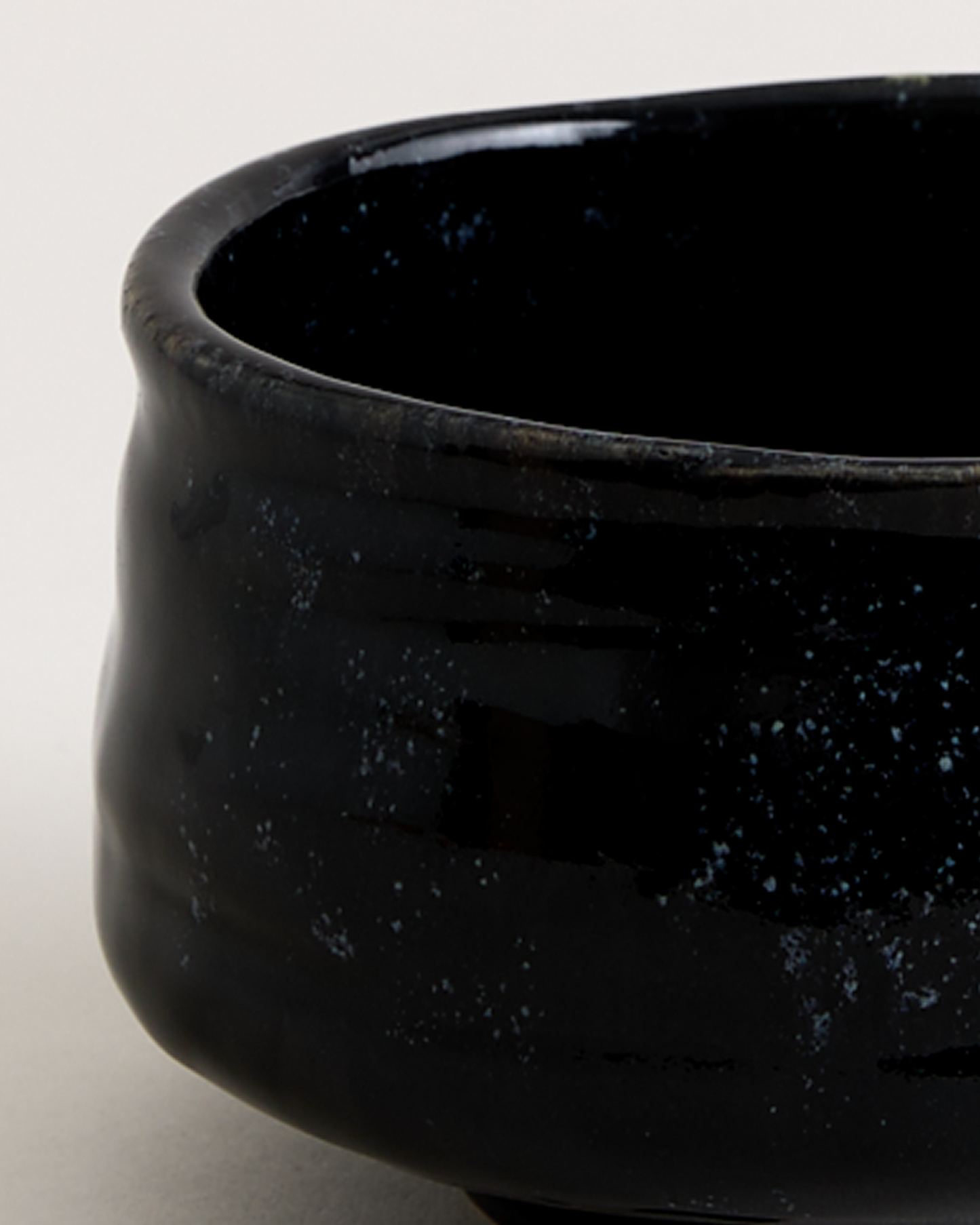 Glazed & Amazed Chawan Matcha Bowl - Black