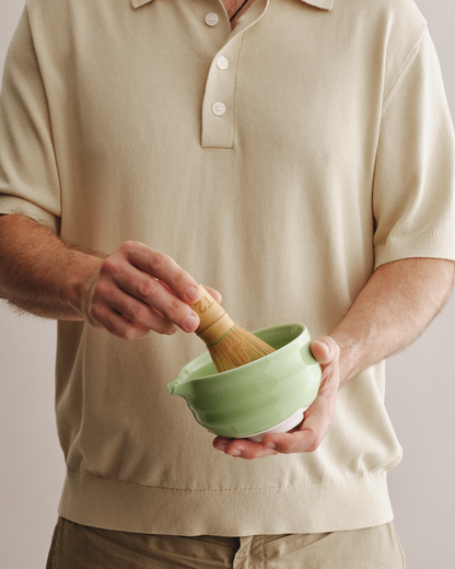 Hibi Spouted Matcha Bowl Pistachio