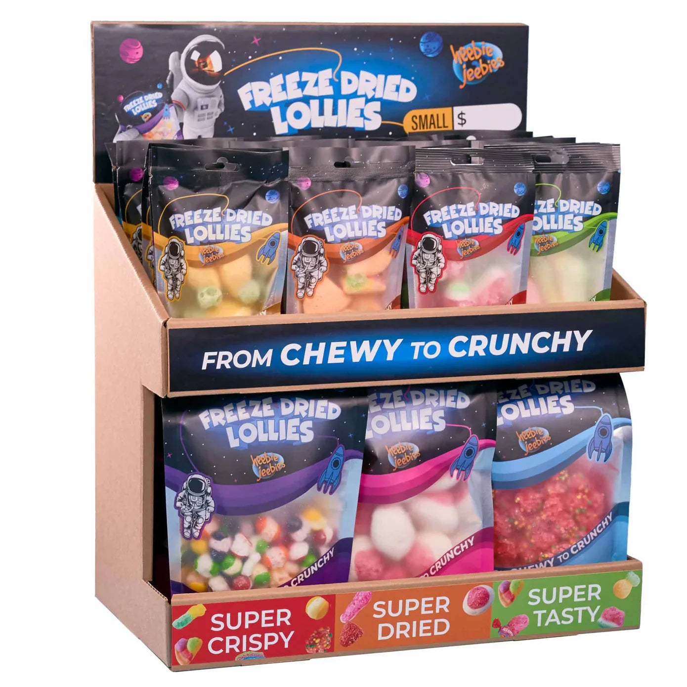 Heebie Jeebies Freeze Dried Candy Watermelon & Sour Worms Retired