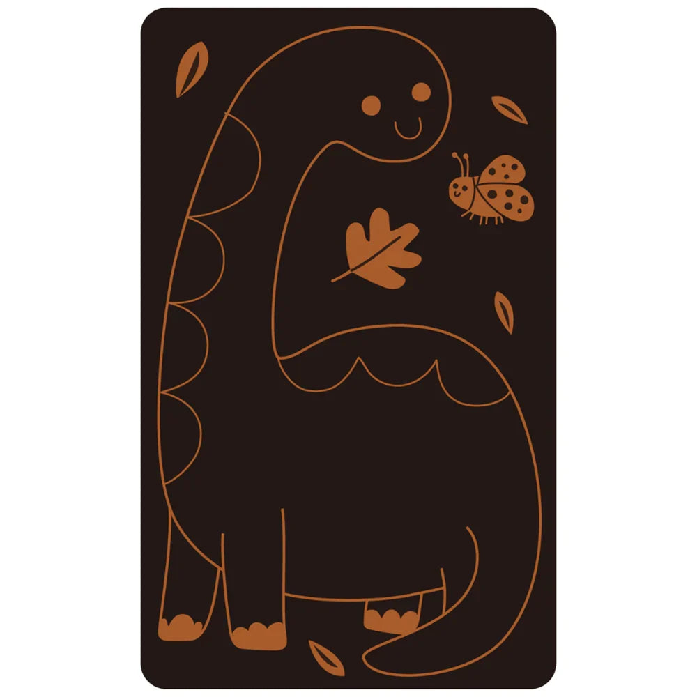 Haku Yoka Play 'N' Colour Dino Spill Proof Art Metallic Art and Craft 3yrs+