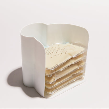 25 Breastmilk Storage Bags & Organiser