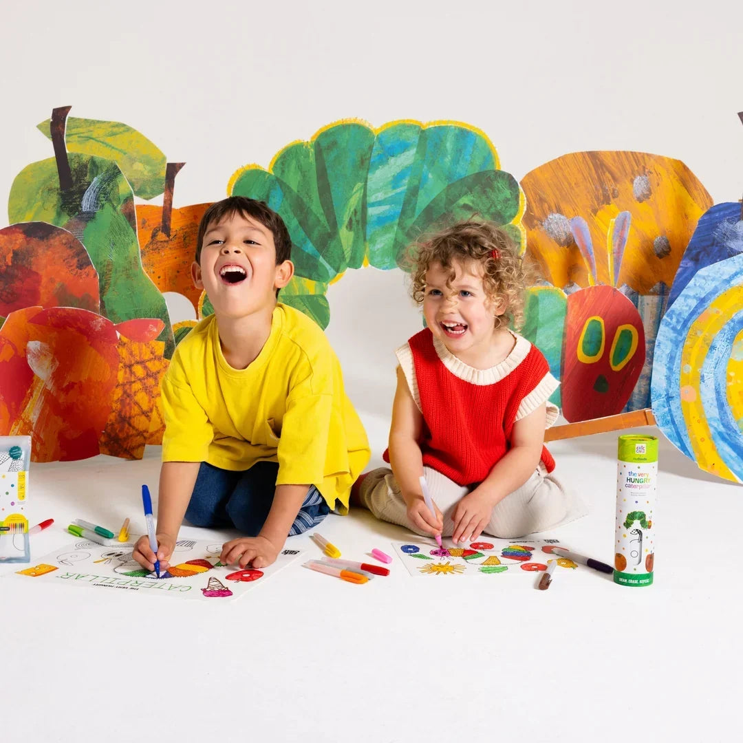 Hey Doodle The Very Hungry Caterpillar Mini Colouring & Doodle Mat Travel Toys Art and Craft for Kids 3yrs+