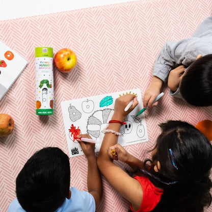 Hey Doodle The Very Hungry Caterpillar Mini Colouring & Doodle Mat Travel Toys Art and Craft for Kids 3yrs+