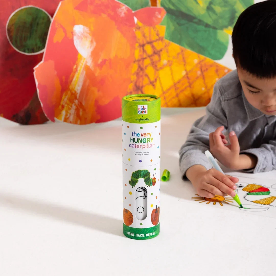 Hey Doodle The Very Hungry Caterpillar Mini Colouring & Doodle Mat Travel Toys Art and Craft for Kids 3yrs+