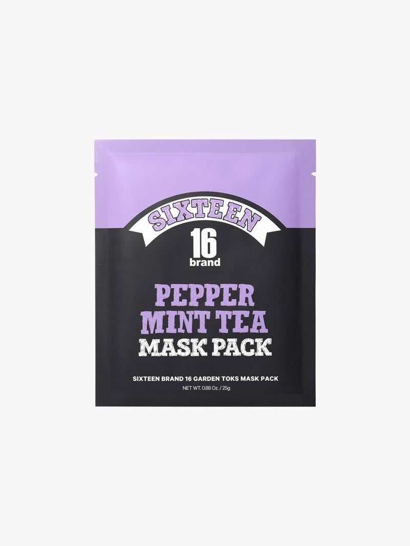 16 Garden Toks Mask Pack Peppermint Tea