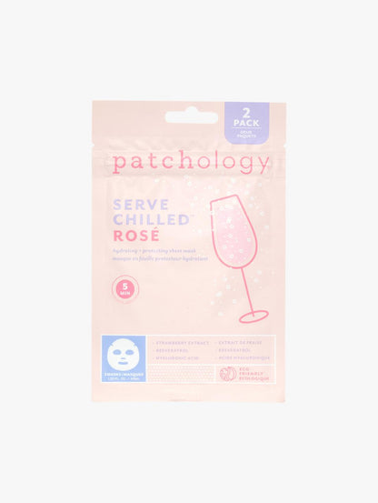 Serve Chilled Rosé Sheet Mask 2 Pack