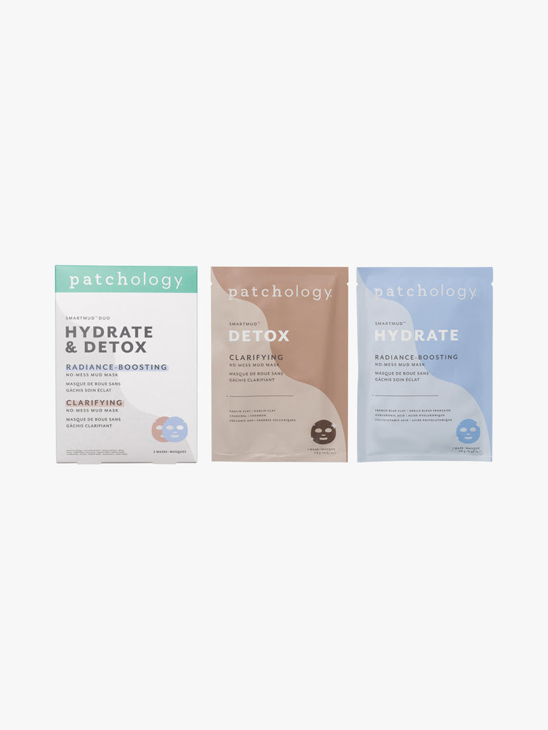 Smartmud™ Hydrate & Detox No-Mess Mud Mask Duo