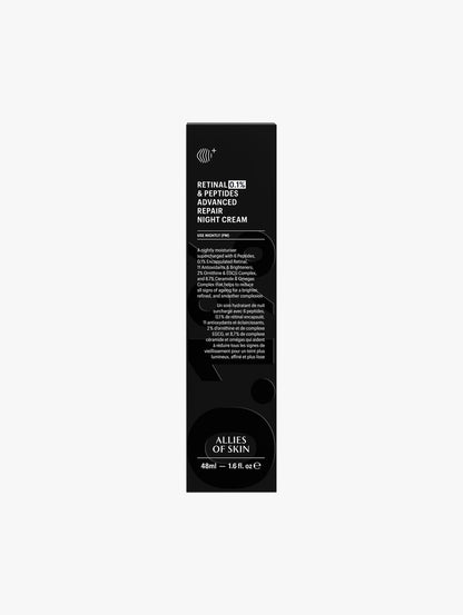 Retinal 0.1% & Peptides Advanced Repair Night Cream