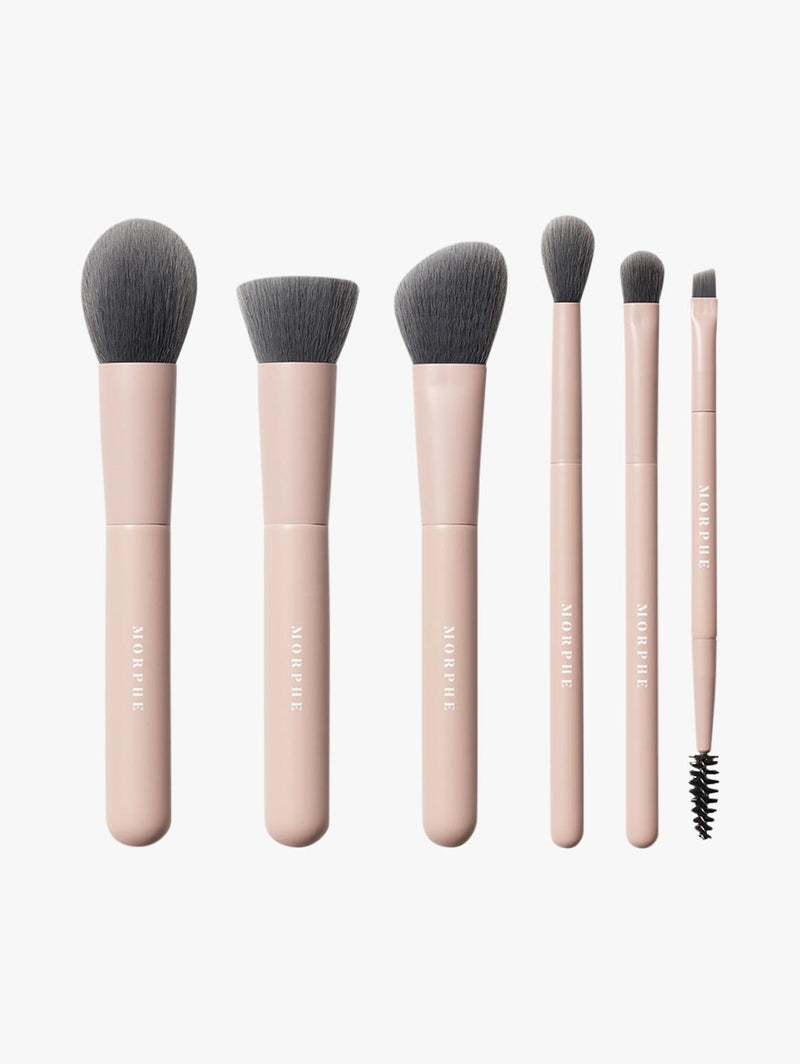 Travel Shaping Essentials Bamboo & Charcoal Infused Travel Brush Set