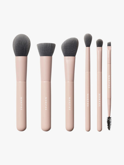 Travel Shaping Essentials Bamboo & Charcoal Infused Travel Brush Set