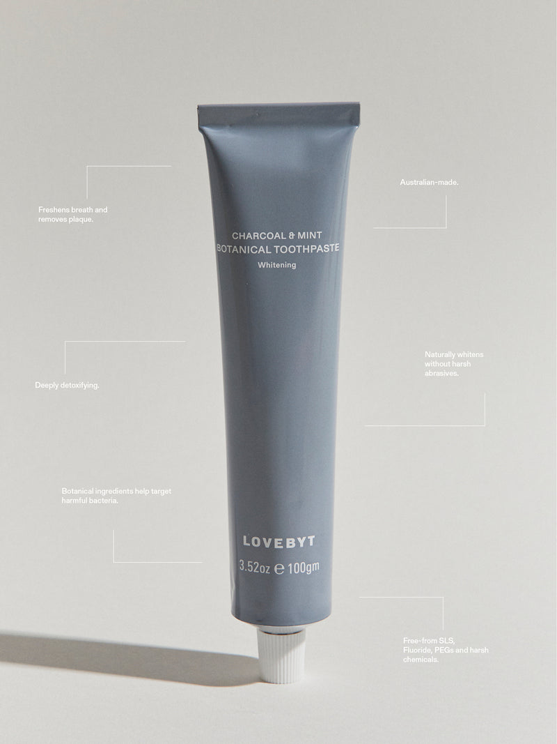 Charcoal & Mint Botanical Toothpaste
