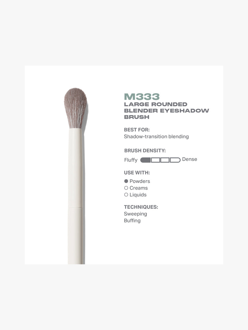 M333 Large Rounded Blender Eyeshadow Brush