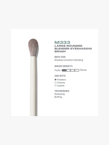 M333 Large Rounded Blender Eyeshadow Brush