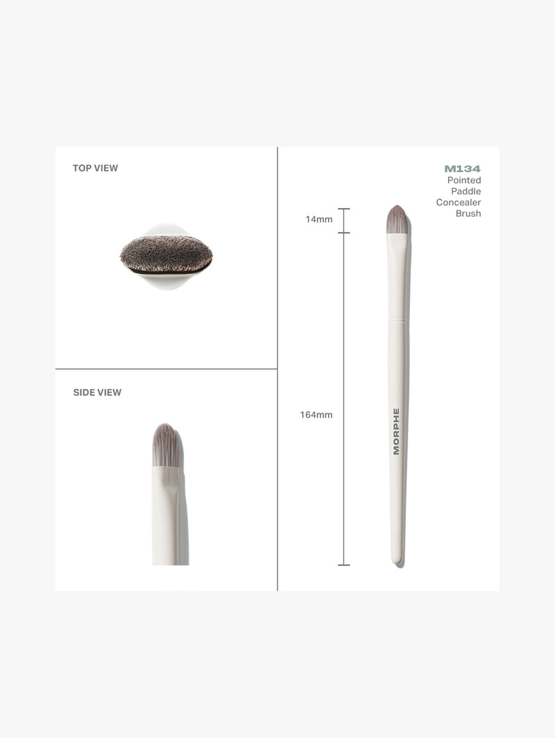 M134 Pointed Paddle Concealer Brush
