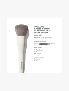 M105 Large Domed Foundation & Body Brush