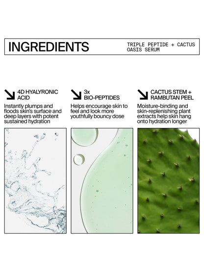 Triple Peptide + Cactus Oasis Serum