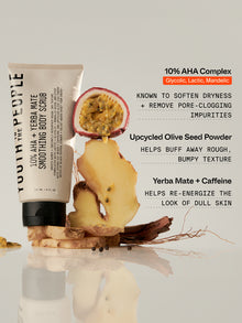 10% AHA + Yerba Mate Smoothing Energy Body Scrub