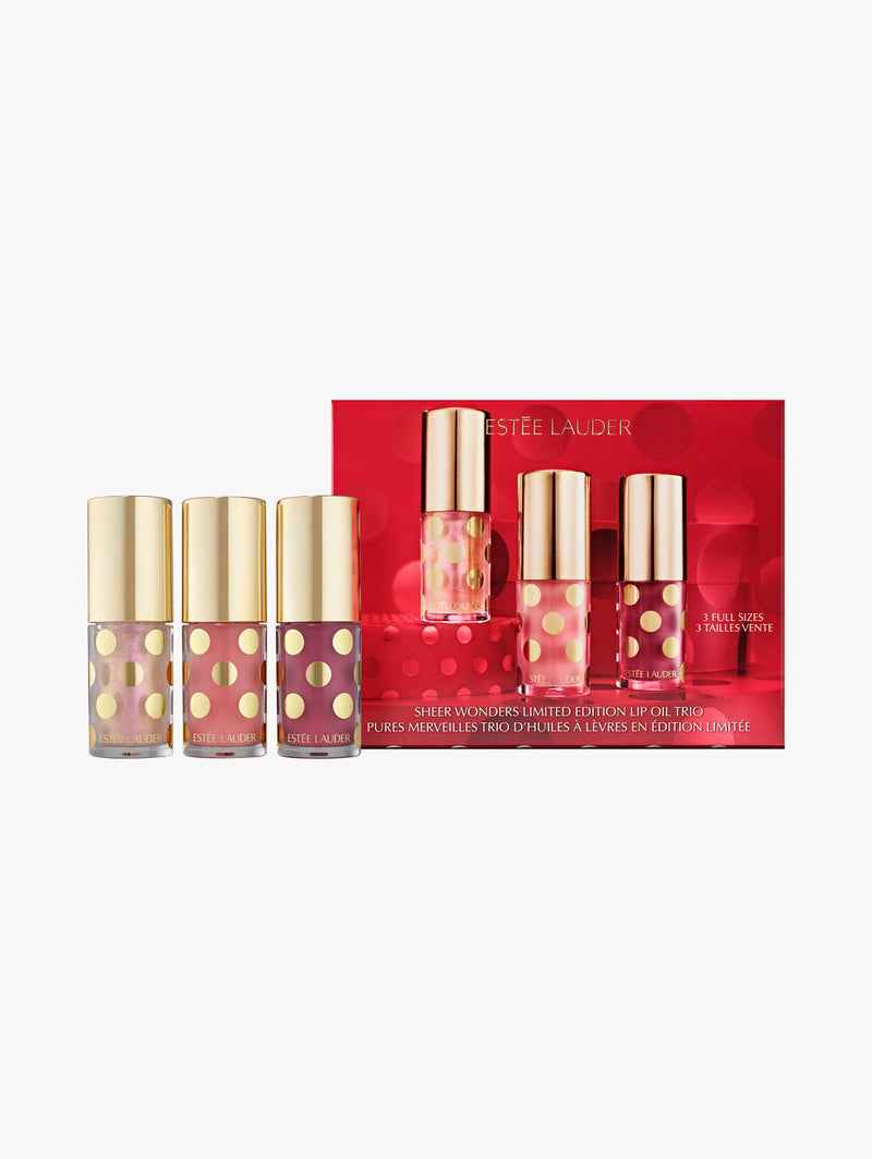 Sheer Wonders Holiday Lip Oil Trio