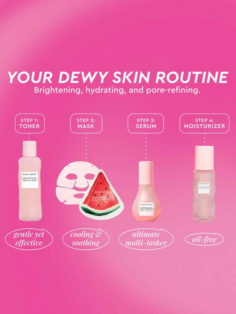 Watermelon Glow Dewy Skin Routine Set
