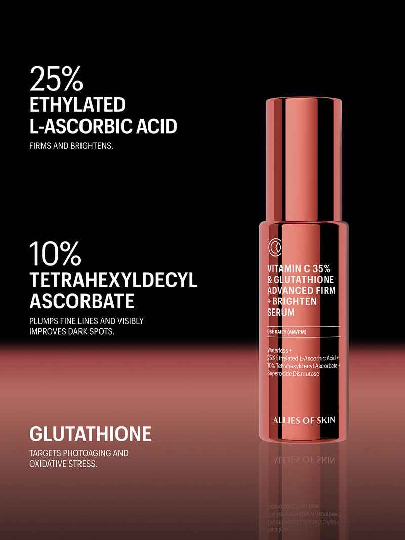 Vitamin C 35% & Glutathione Advanced Firm & Brighten Serum