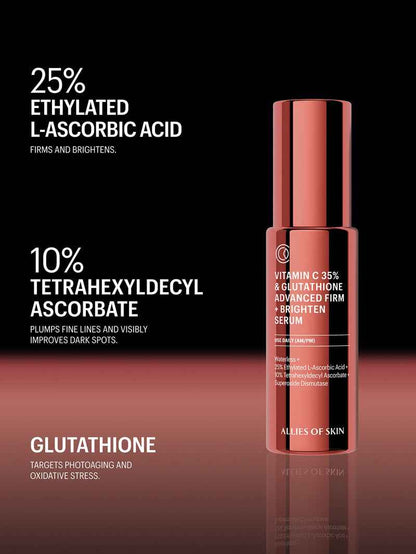 Vitamin C 35% & Glutathione Advanced Firm & Brighten Serum