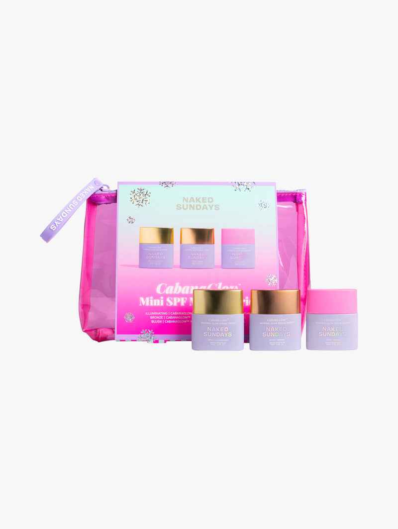 Cabana Glow Mini SPF Mineral Trio