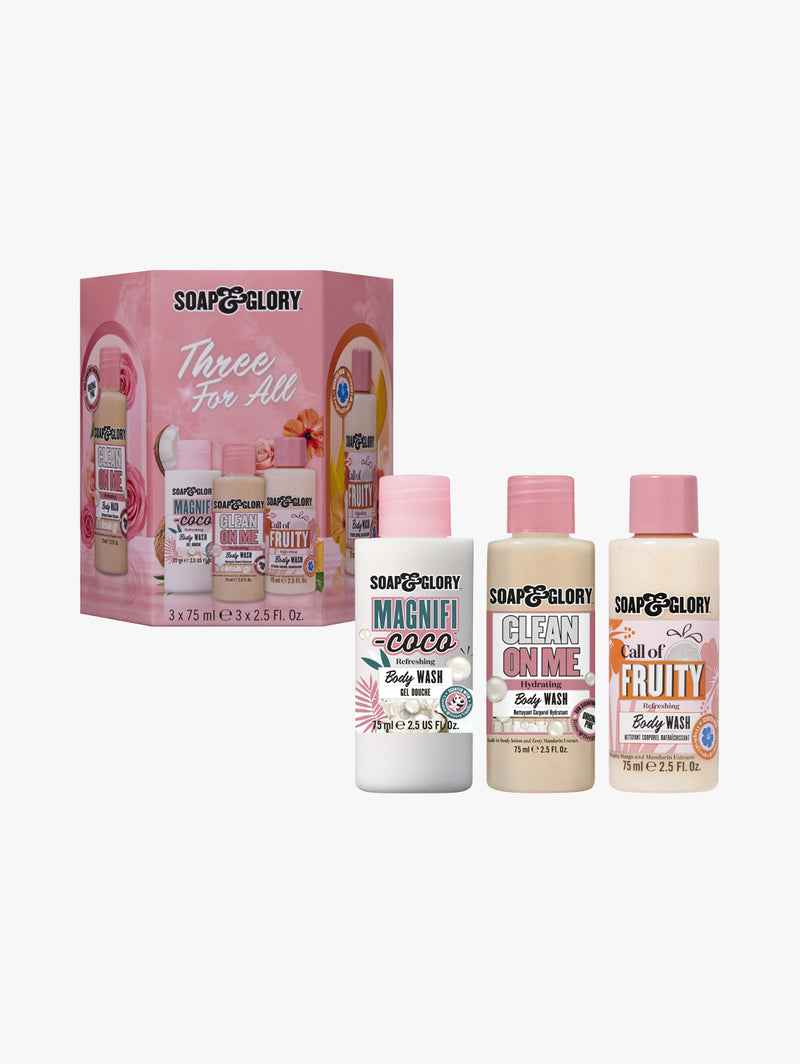 Three For All Body Wash Mini Gift Set