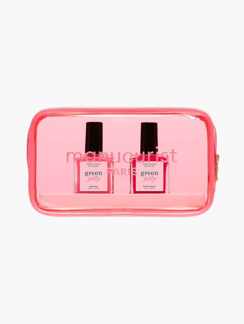 Green Jelly Set Pomme D'Amour And Sugar Plum