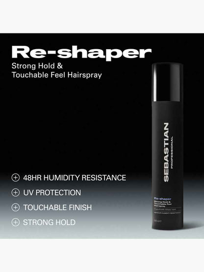 Reshaper Strong Hold & Touchable Feel Hairspray