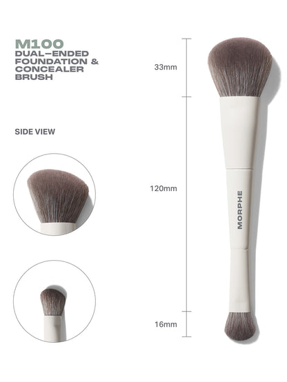 M100 Dual Ended Face Brush
