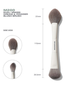 M200 Dual Ended Blush Brush