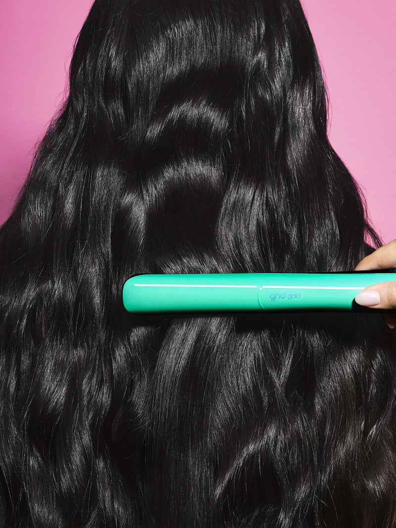 Gold Hair Straightener In Jelly Mint
