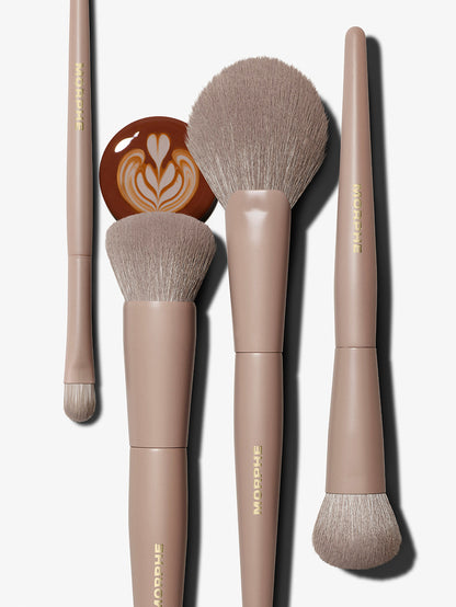 Iced Mocha 4-Piece Face Brush Set