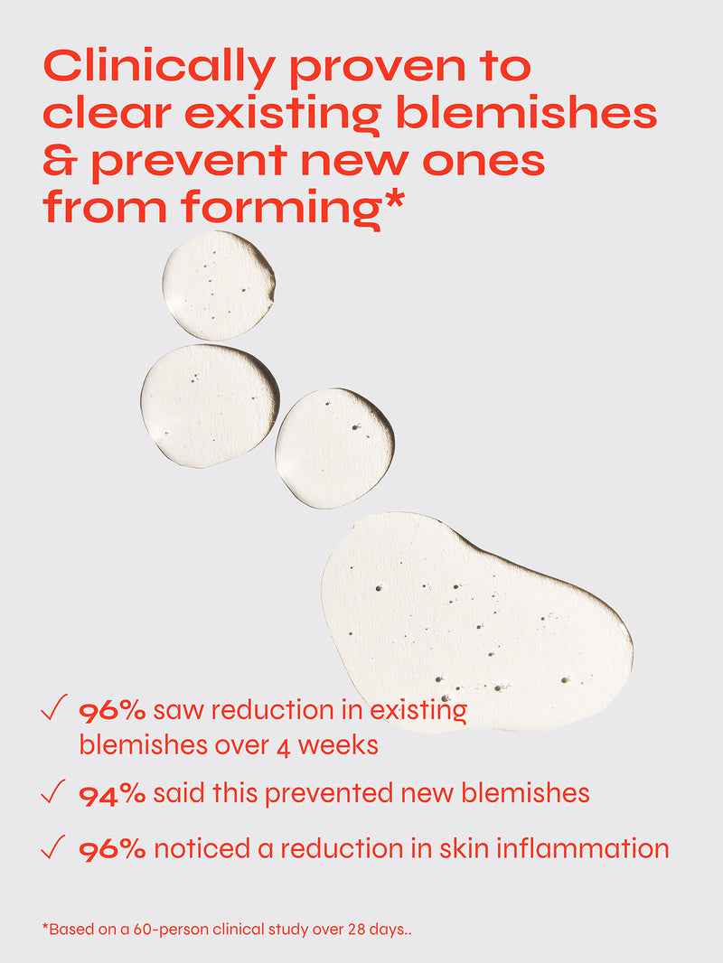 Clear Exfoliating Blemish Serum With 10% AHA + BHA Blend