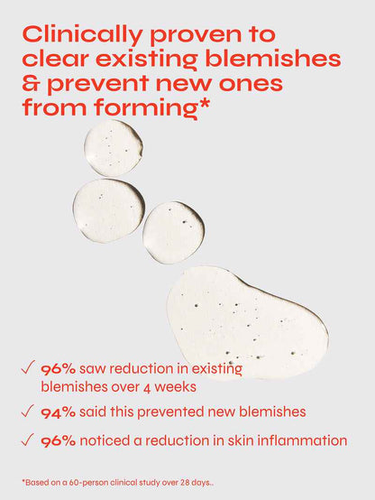 Clear Exfoliating Blemish Serum With 10% AHA + BHA Blend