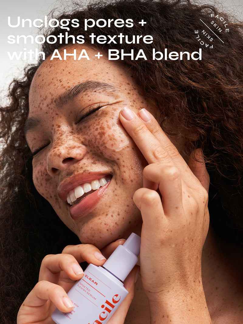 Clear Exfoliating Blemish Serum With 10% AHA + BHA Blend