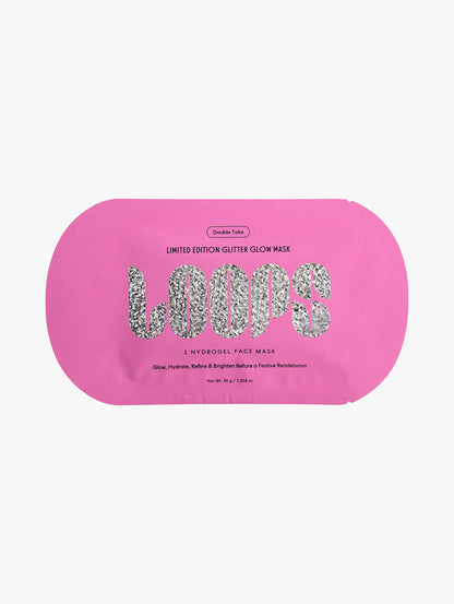 Double Take Glow Glitter Hydrogel Face Mask
